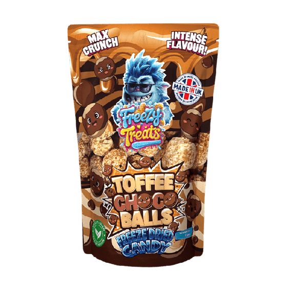 FREEZY TREATS FREEZE DRIED CANDY TOFFEE CHOCO BALLS (12) Main image