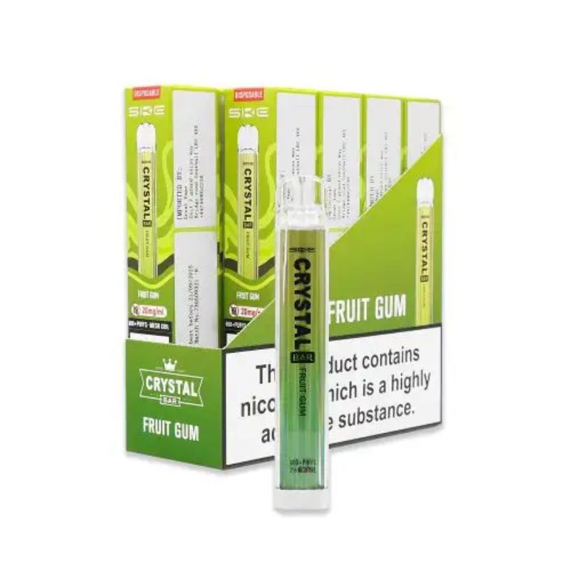 Crystal Bar Fruit Gum 10 Pack Main image