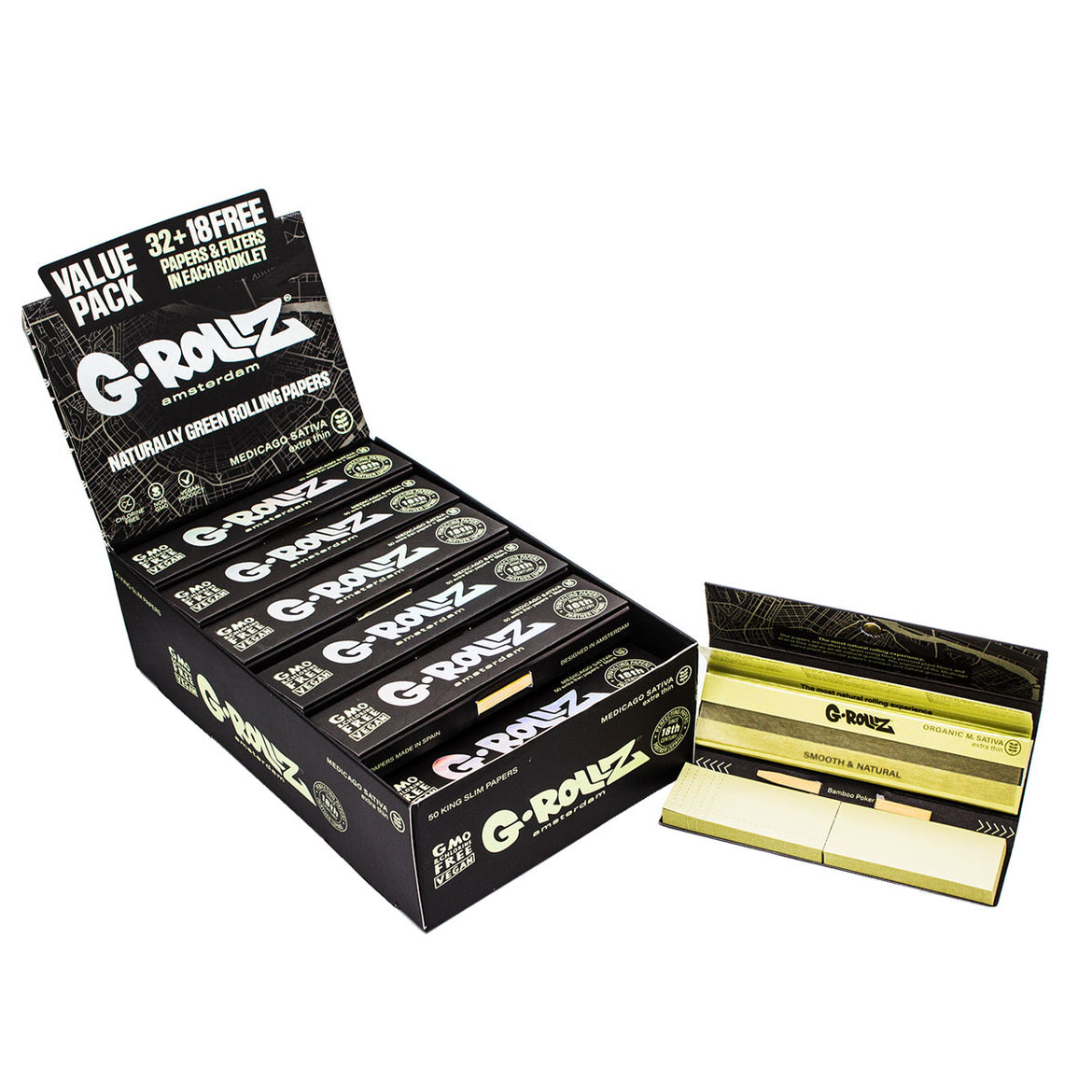 G-ROLLZ MEDICAGO SATIVA PAPERS+TIPS (24) Main image