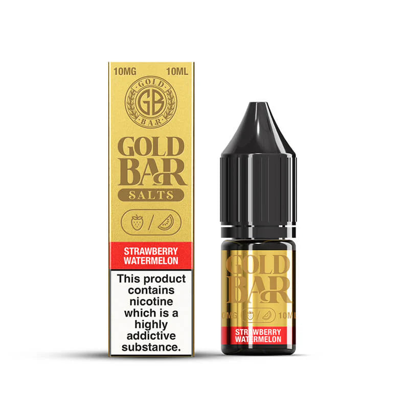 GoldBar Nic Salts Strawberry Watermelon 10x10mg Main image