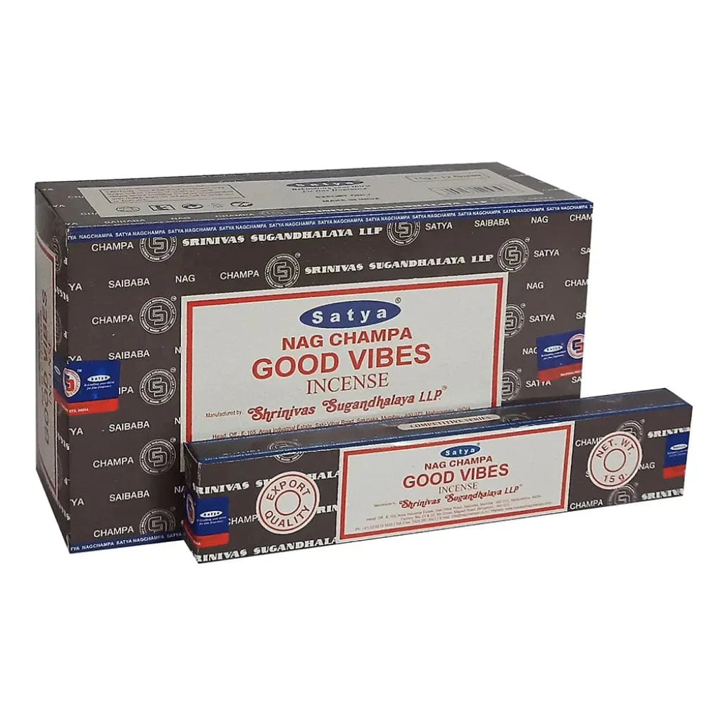 Satya Good Vibes Incense Stick 12 pack