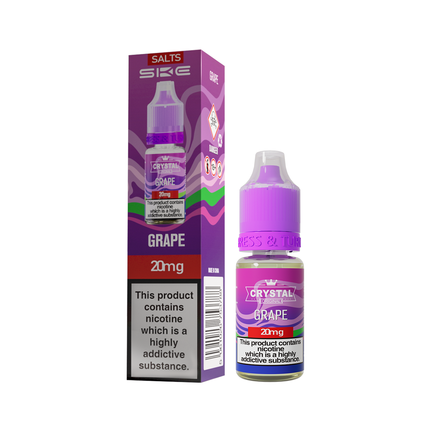 SKE CRYSTAL ORIGINAL SALTS 10ML GRAPE (10) Main image