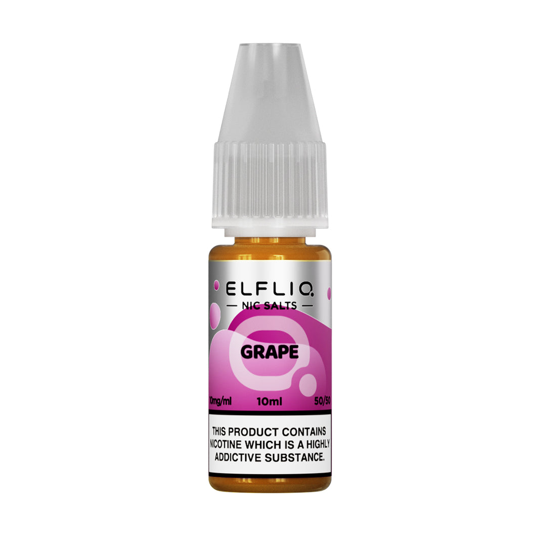ELFLIQ NIC SALT 10ML GRAPE (10) Main image