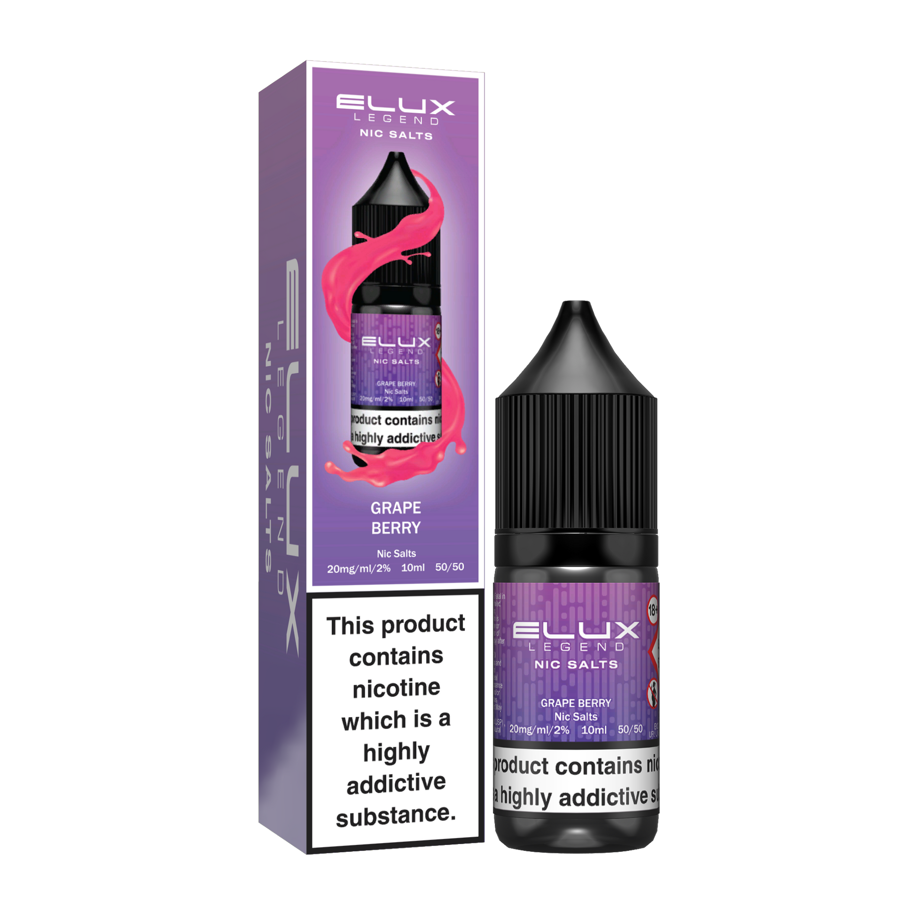 ELUX LEGEND SALTS GRAPE BERRY (10) Main image