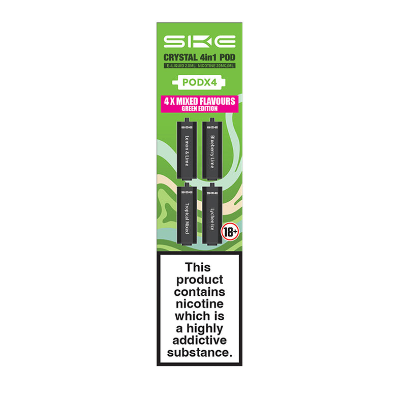 SKE CRYSTAL 4in1 PREFILLED PODS GREEN EDITION (10) Main image