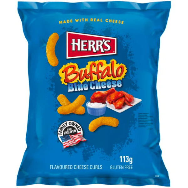 Herr's Buffalo Blue Cheese Curls (113g) Pack of 12 Main image