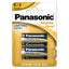 PANASONIC C SIZE BRONZE ALKALINE POWER - 2 PACK (12)
