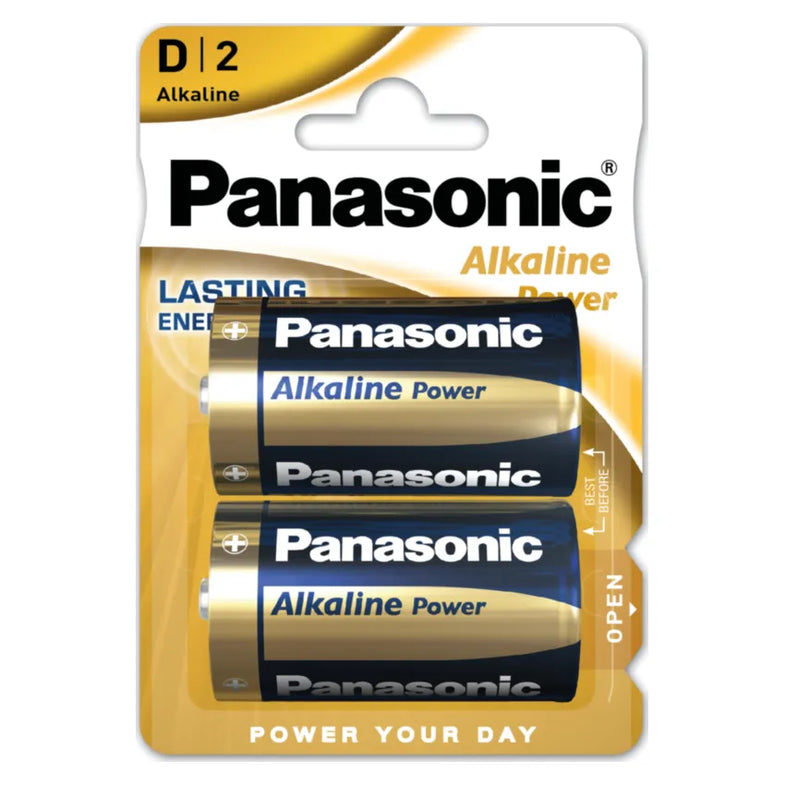 PANASONIC D SIZE BRONZE ALKALINE POWER - 2 PACK (12) Main image