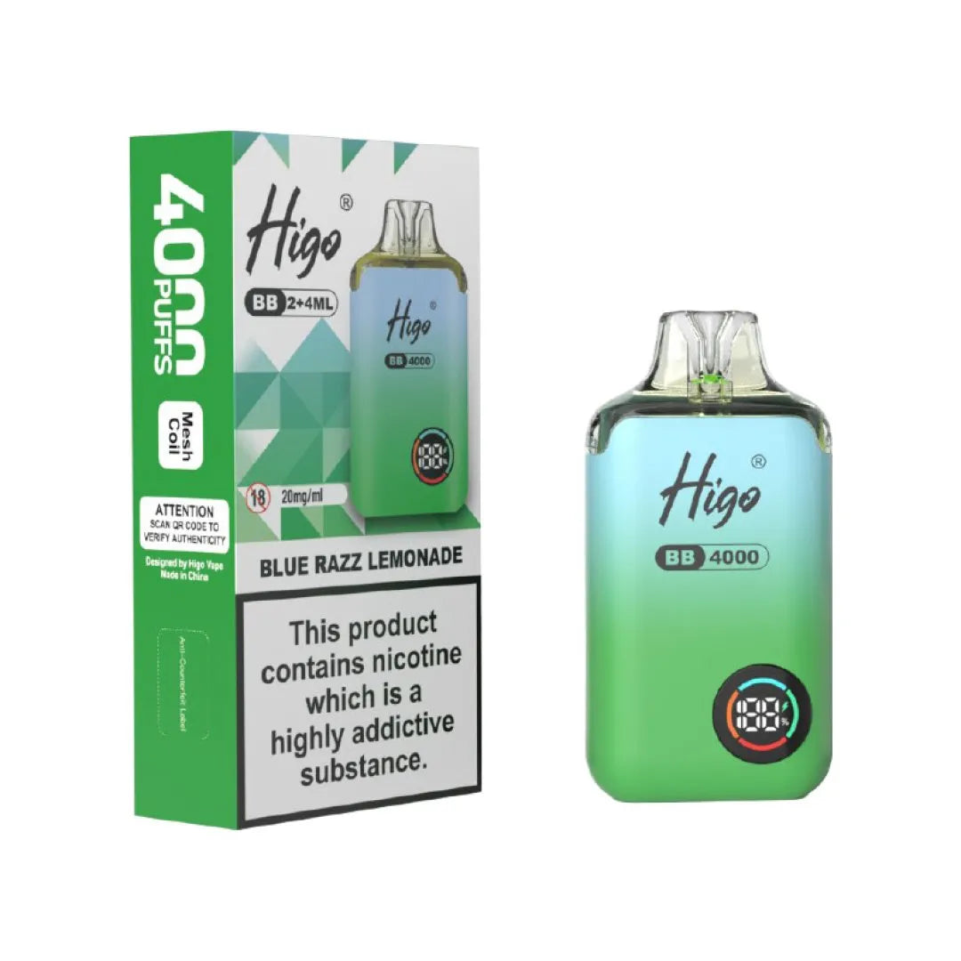 Higo BB 4000 Kit - Blue Razz Lemonade
