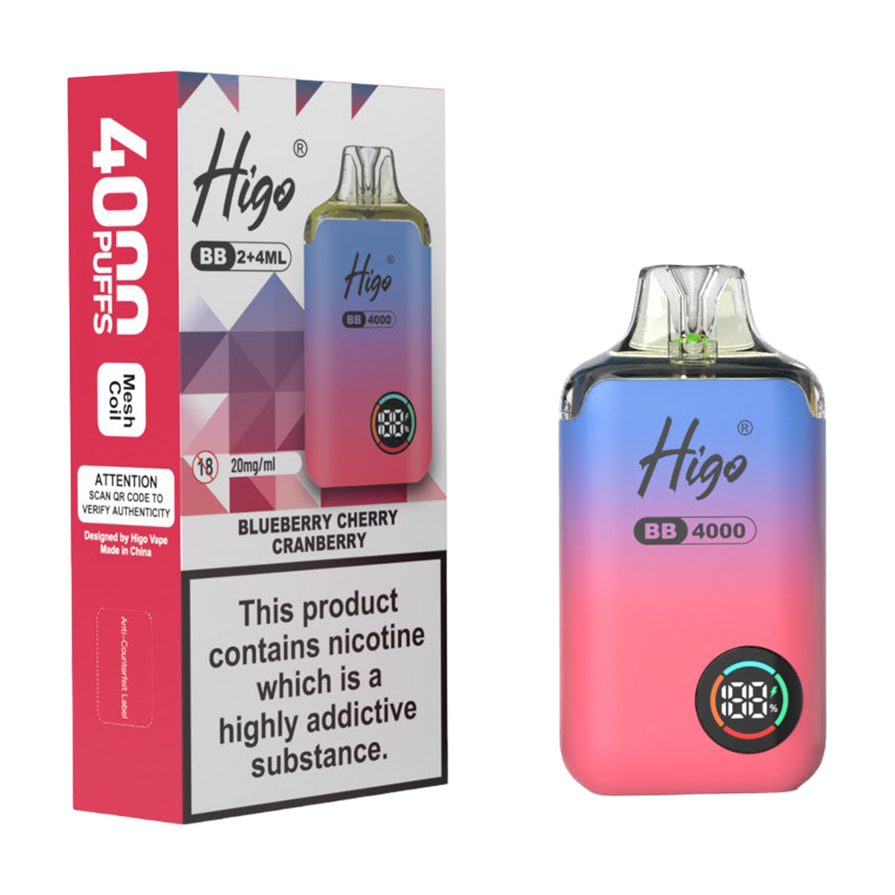 Higo BB 4000 Kit - Blueberry Cherry Cranberry