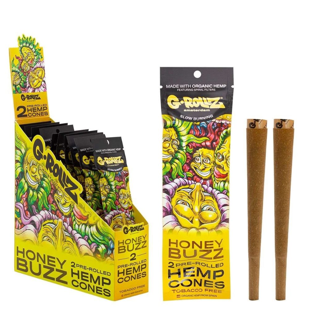 G-Rollz Amsterdam Hemp Wraps Honey Buzz Pre Rolled 12 Pack Main image