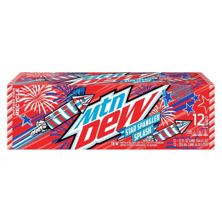Mountain Dew Star Spangled Splash (12x355ml) Main image