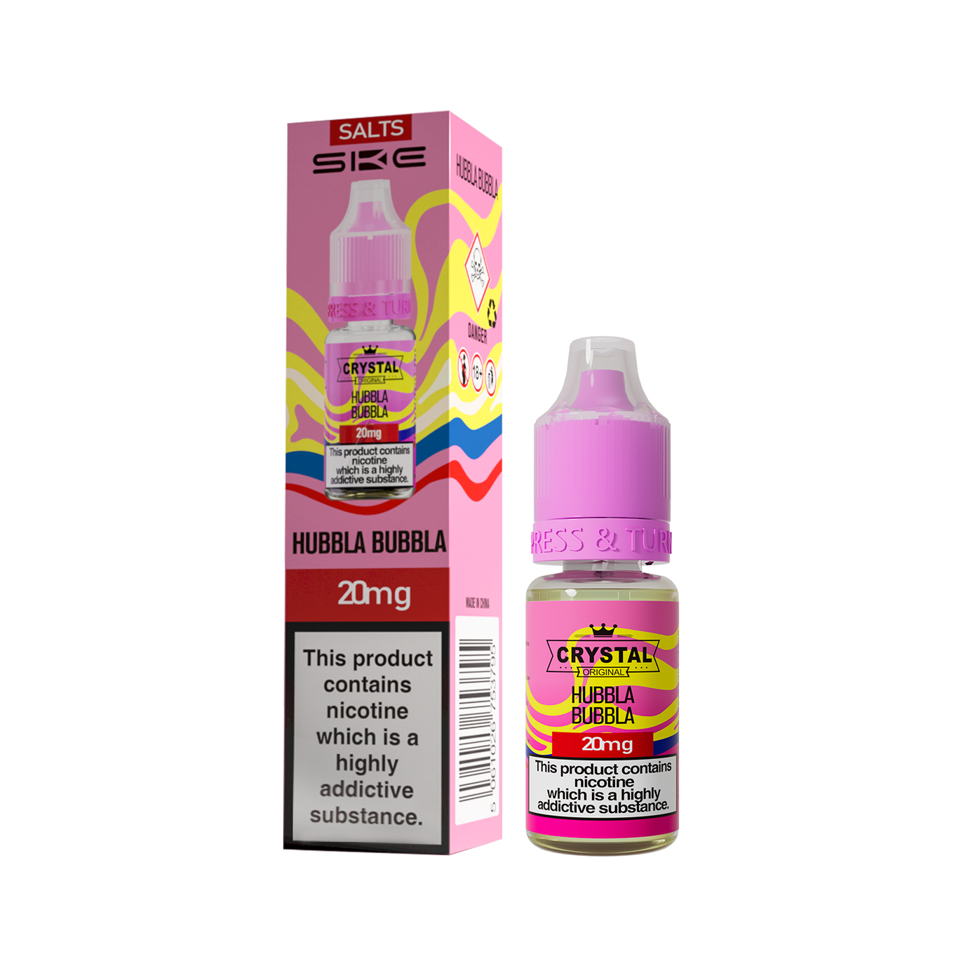 SKE CRYSTAL ORIGINAL SALTS 10ML HUBBLA BUBBLA (10)