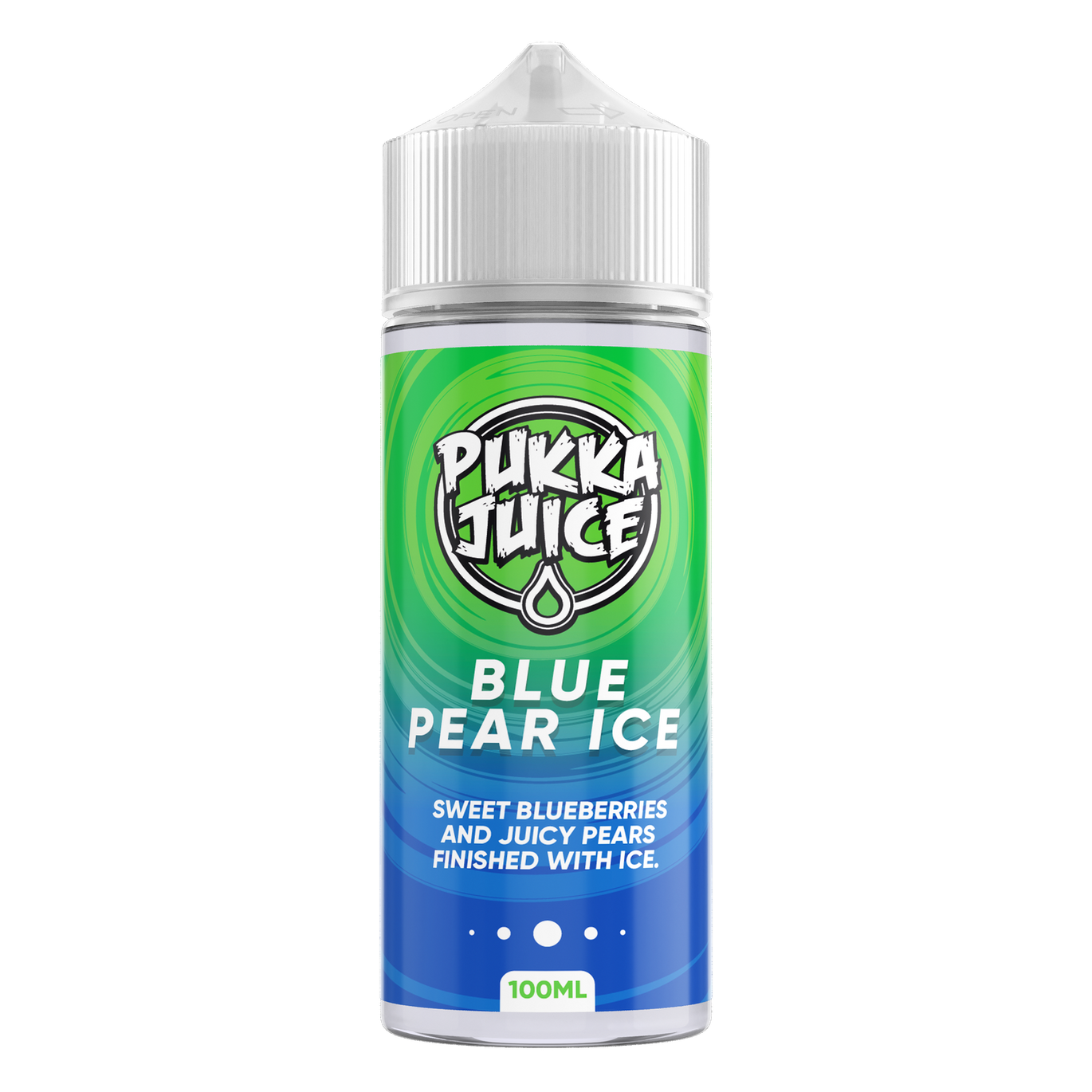 PUKKA JUICE 100ML SHORTFILL BLUE PEAR ICE