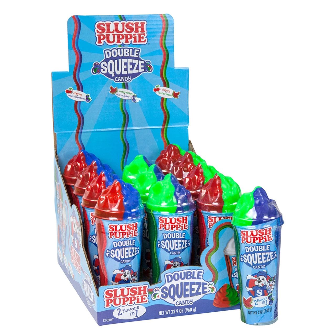 Slush Puppies Double Squeeze 960g 12 Pack