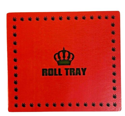 Roll Tray Large Wooden Box-Red Main image