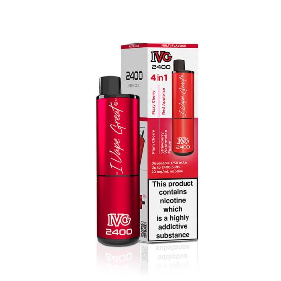 IVG 2400 4 in 1 Red Edition Bar 5 Pack Main image