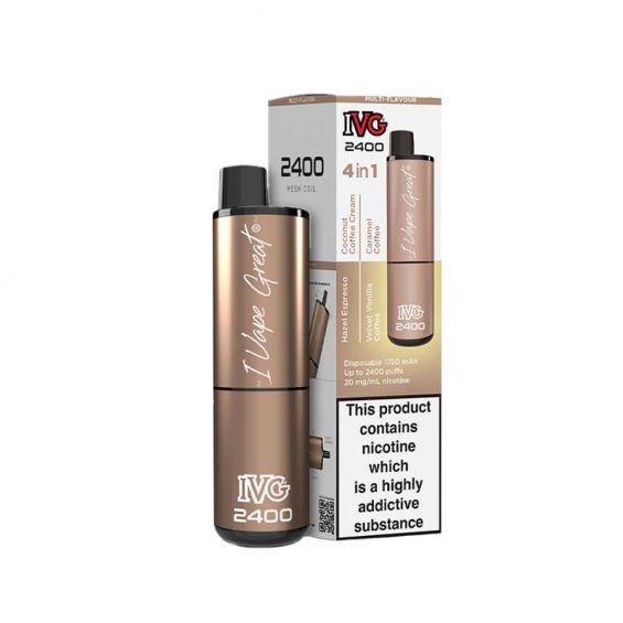 IVG 2400 4in1 Vape 5 Pack - Coffee Edition Main image