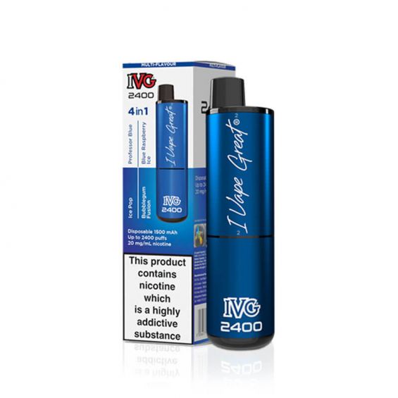 IVG 2400 4 in 1 Blue Edition Bar 5 Pack