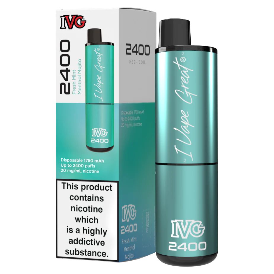 IVG 2400 Fresh Mint Menthol Mojito Bar 5 Pack Main image