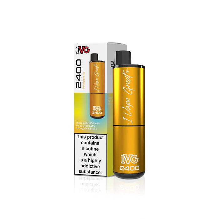 IVG 2400 4in1 Vape 5 Pack - Lemon Edition