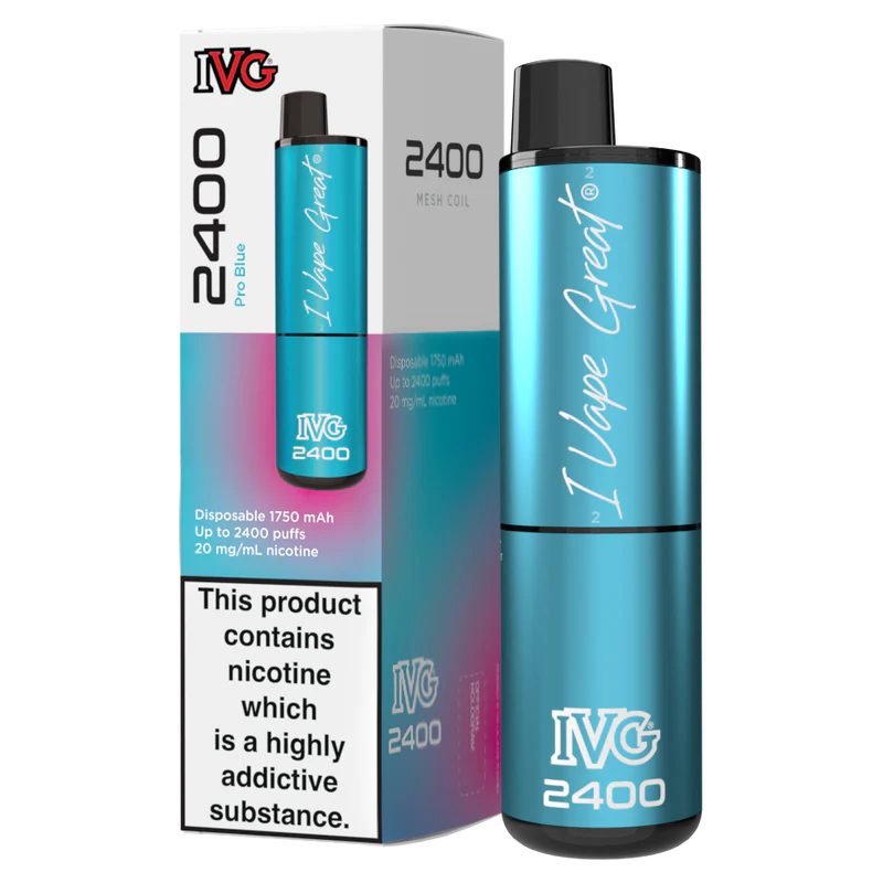IVG 2400 Pro Blue Bar 5 Pack Main image
