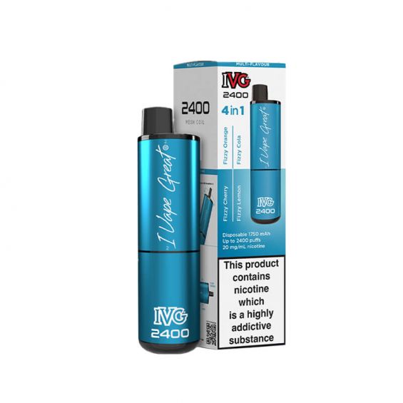 IVG 2400 4 in1 Fizzy Edition Bar 5 Pack