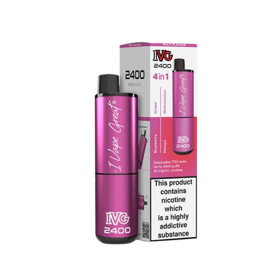IVG 2400 4 in 1 Fruits Edition Bar 5 Pack Main image