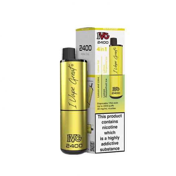 IVG 2400 4 in 1 Lemon Edition Bar 5 Pack Main image