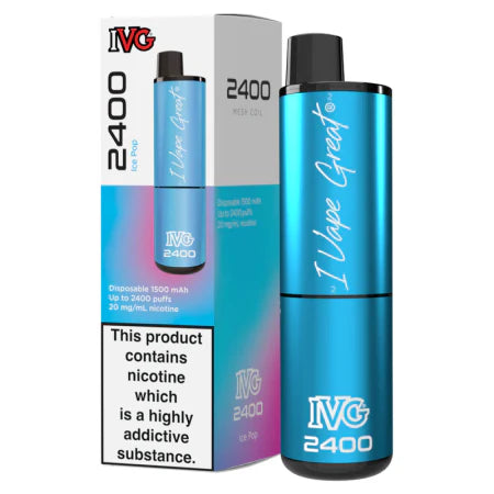 IVG 2400 Ice Blue Bar 5 Pack Main image