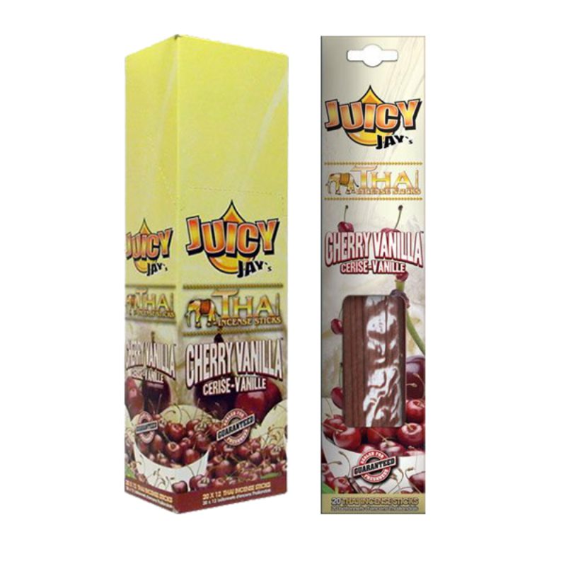 Juicy Jay's Cherry Vanilla Thai Incense Sticks 12 Pack