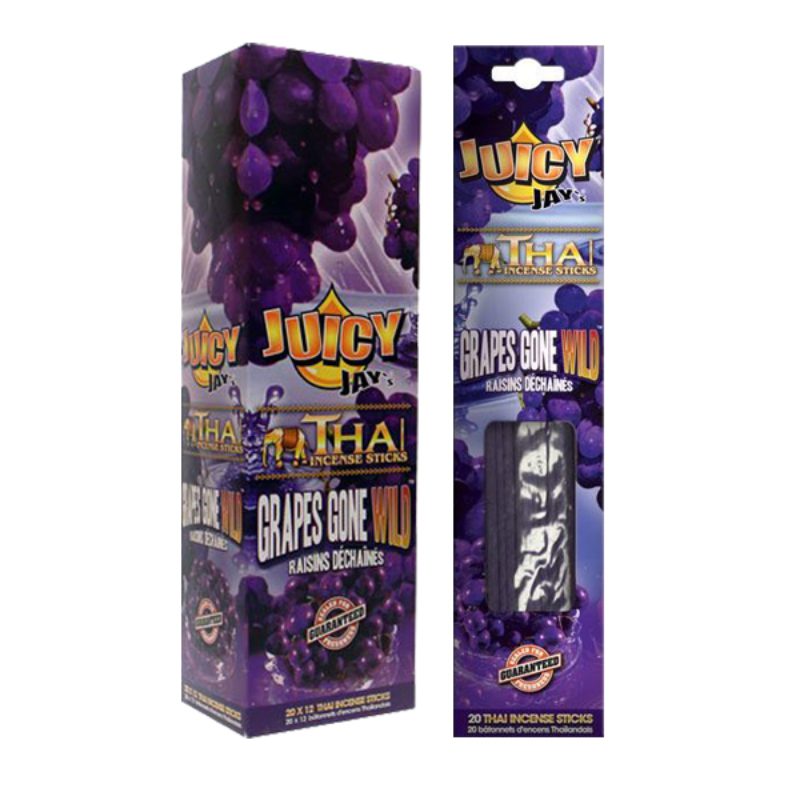 Juicy Jay's Grape Gone Wild Thai Incense Sticks 12 Pack Main image