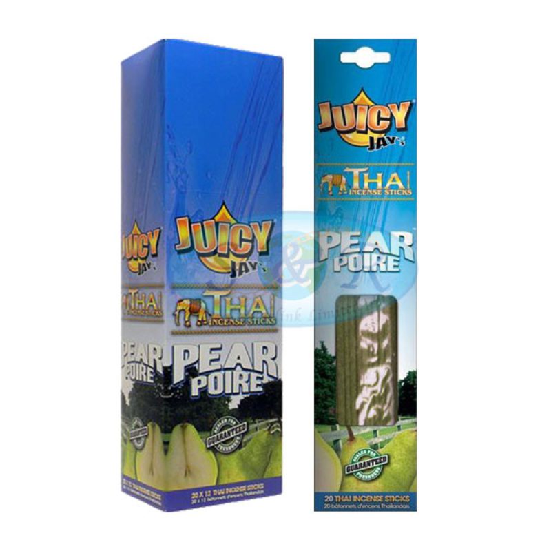 Juicy Jay?s Pear Poire Thai Incense Sticks 12 Pack