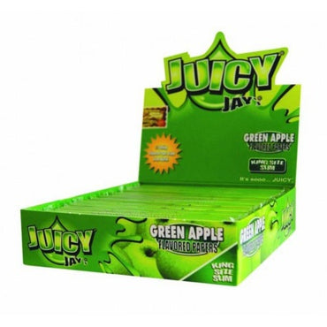JUICY JAYS GREEN APPLE KING SIZE SLIM (24) Main image