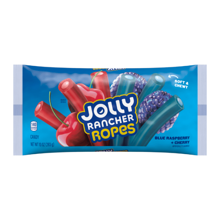 Jolly Rancher Ropes Blue Raspberry & Cherry 10oz (283g) Main image