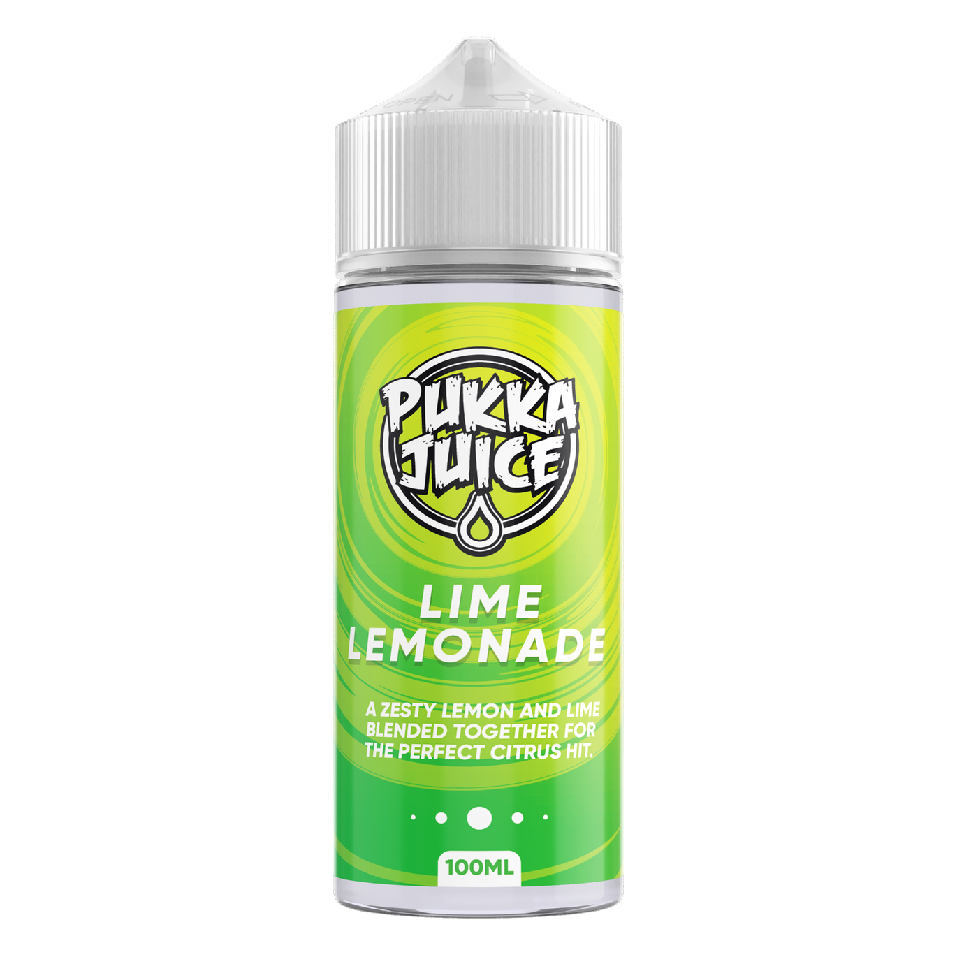 PUKKA JUICE 100ML SHORTFILL LIME LEMONADE