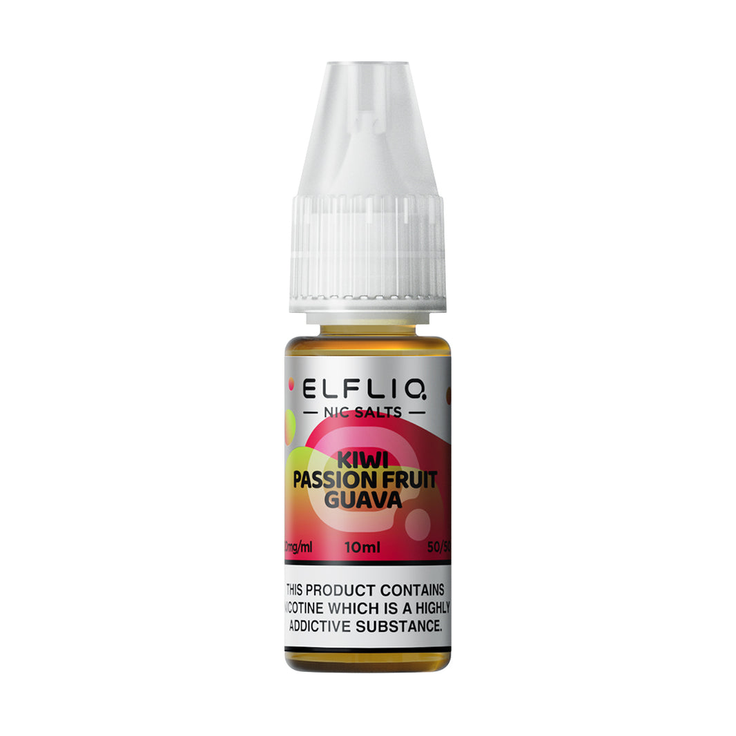 ELFLIQ NIC SALT 10ML KIWI PASSION FRUIT GUAVA (10) Main image