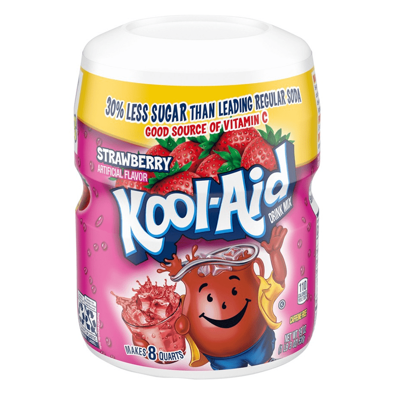 Kool Aid Strawberry Drink Mix Tub 538g Main image