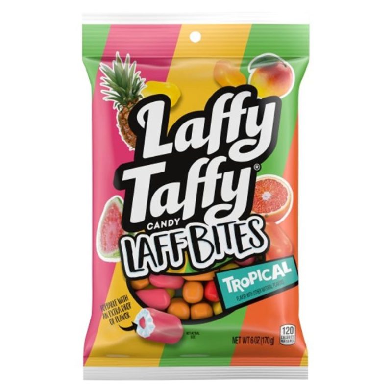 Laffy Taffy Candy Laff Bites Tropical 170g Main image