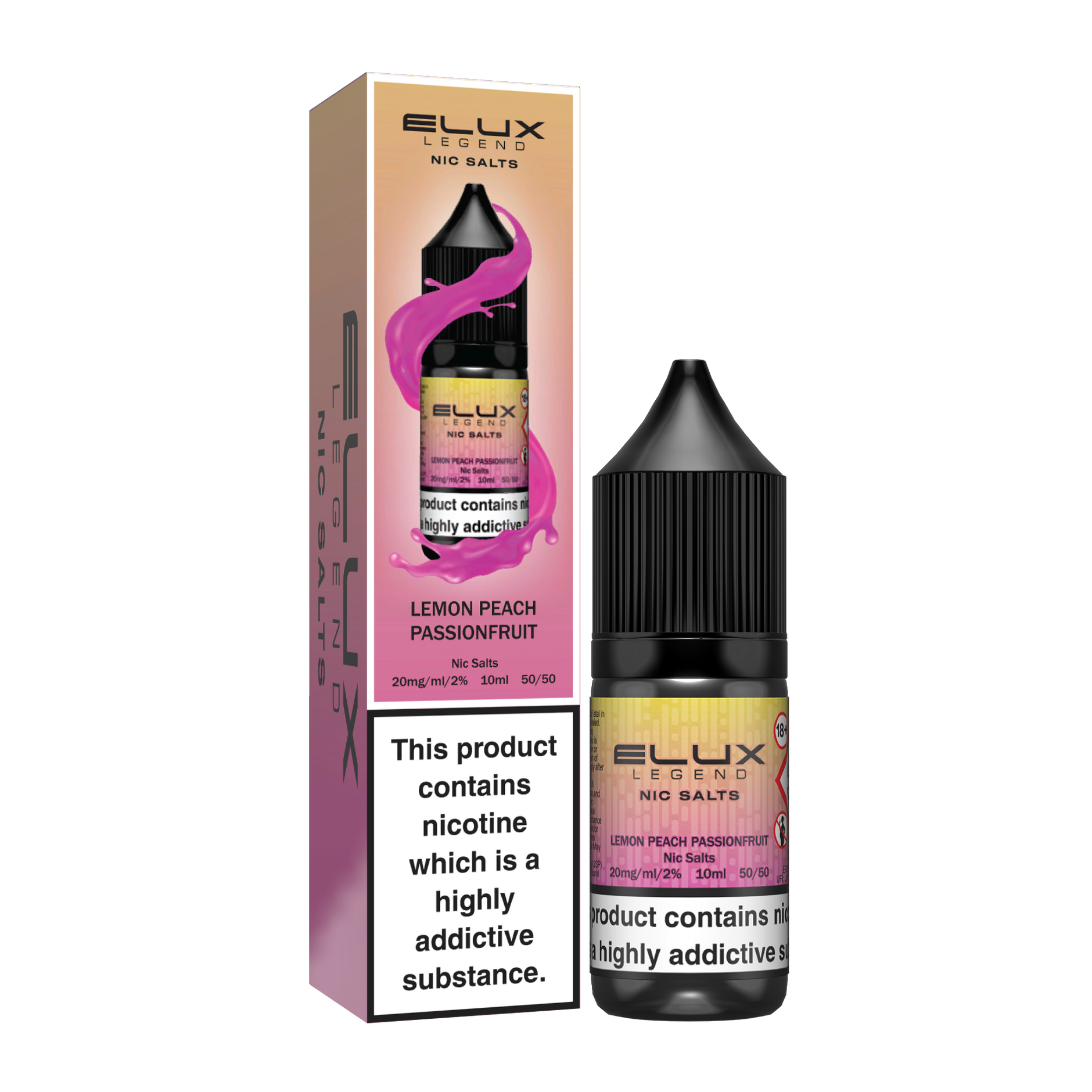 ELUX LEGEND SALTS LEMON PEACH PASSIONFRUIT (10)