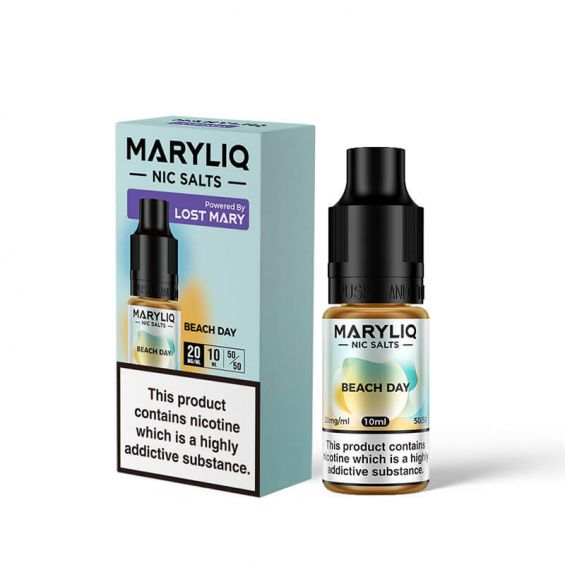 Lost Maryliq Nic Salt Beach Day 10ml 20mg 10 Pack