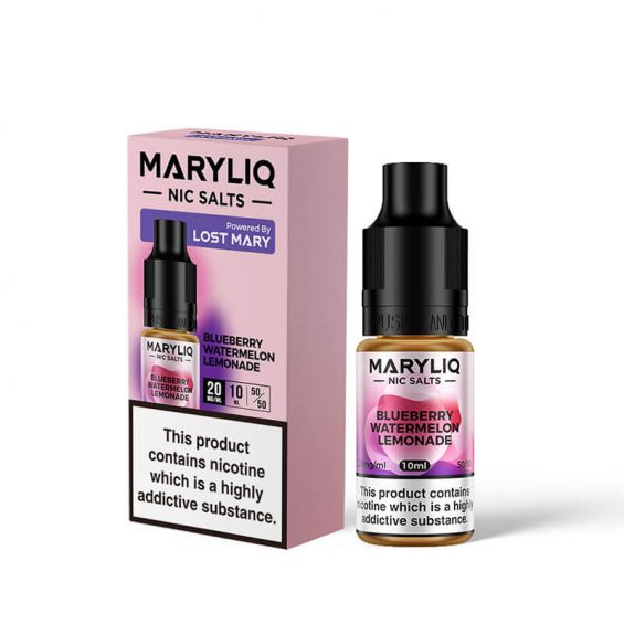 Lost Maryliq Nic Salt Blueberry Watermelon Lemonade 10ml 20mg 10 Pack