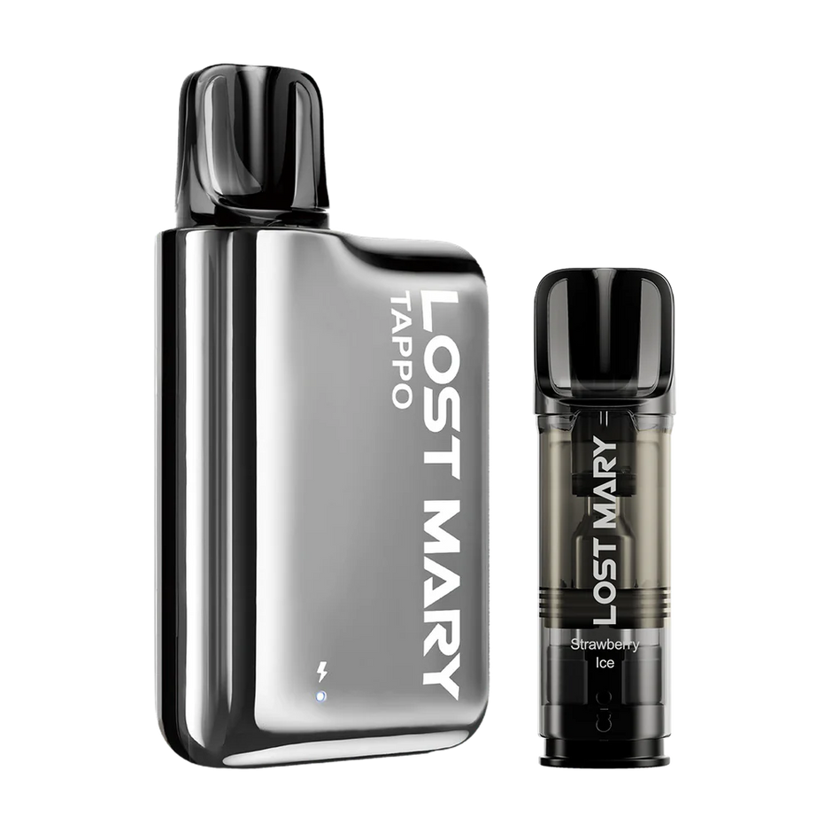LOST MARY TAPPO KIT STAINLESS STEEL + STRAWBERRY ICE Main image