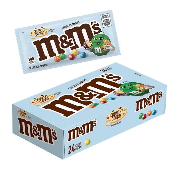 M&M Crunchy Cookie Chocolate 38.3g 24 Pack Main image