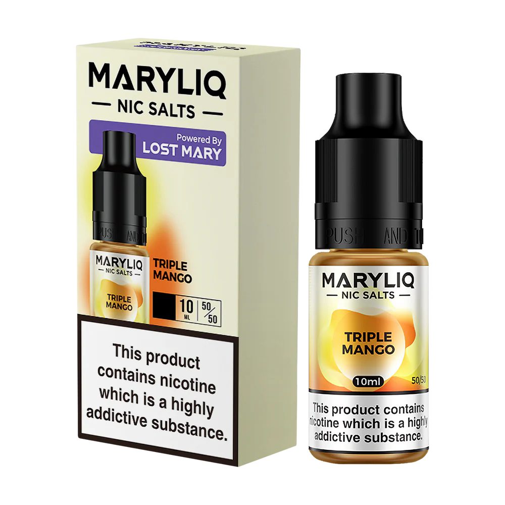 Lost Maryliq Nic Salt Triple Mango 10ml 20mg 10 Pack