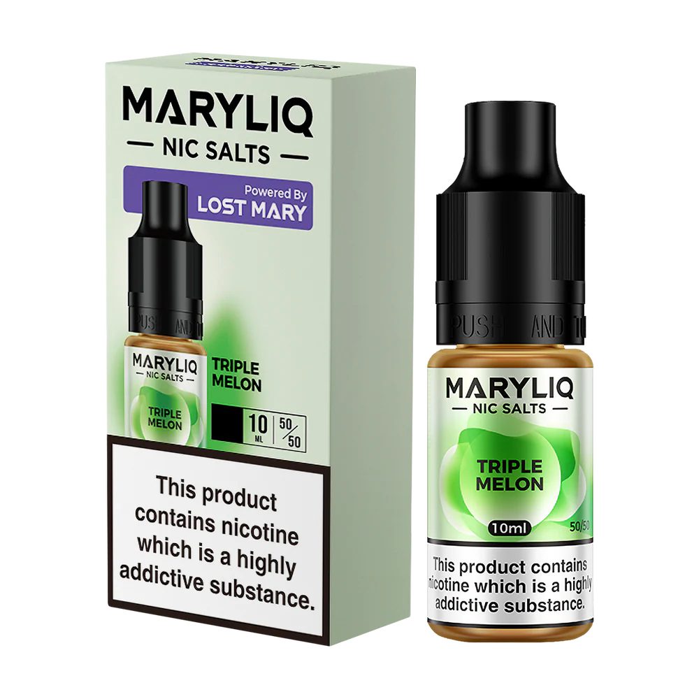 Lost Maryliq Nic Salt Triple Melon 10ml 20mg 10 Pack Main image