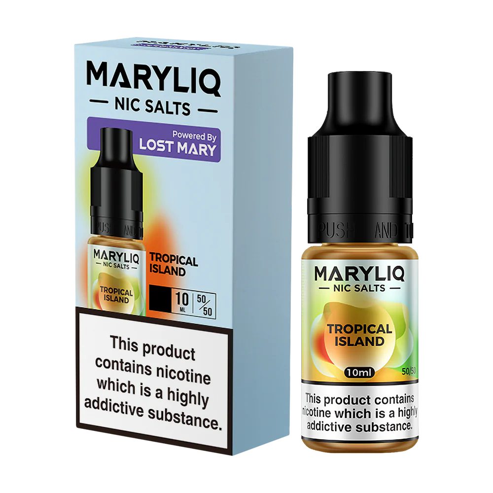 Lost Maryliq Nic Salt Tropical Island 10ml 20mg 10 Pack