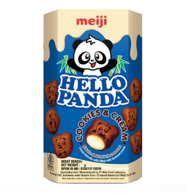 Meiji Hello Panda Biscuit Cookie & Cream (10x42g) Main image