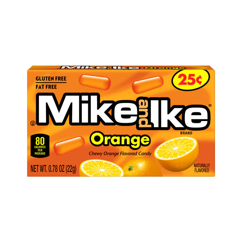 Mike And Ike Orange Pack Of 24 x 22g