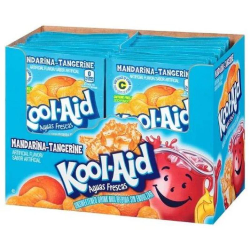 Kool Aid Unsweetened Drink Mix (Mandarina-Tangerine) 48 Pack